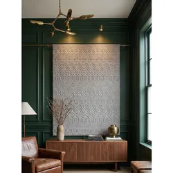 Flachgewebe-Teppich Ethno Silber 60x110 cm Ethno-Streifen