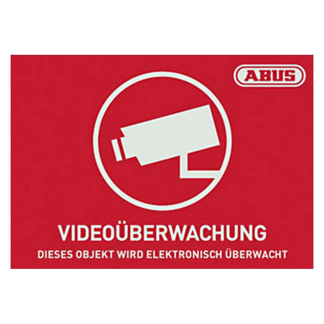 Abus Warnaufkleber Videoüberwachung (AU1420)