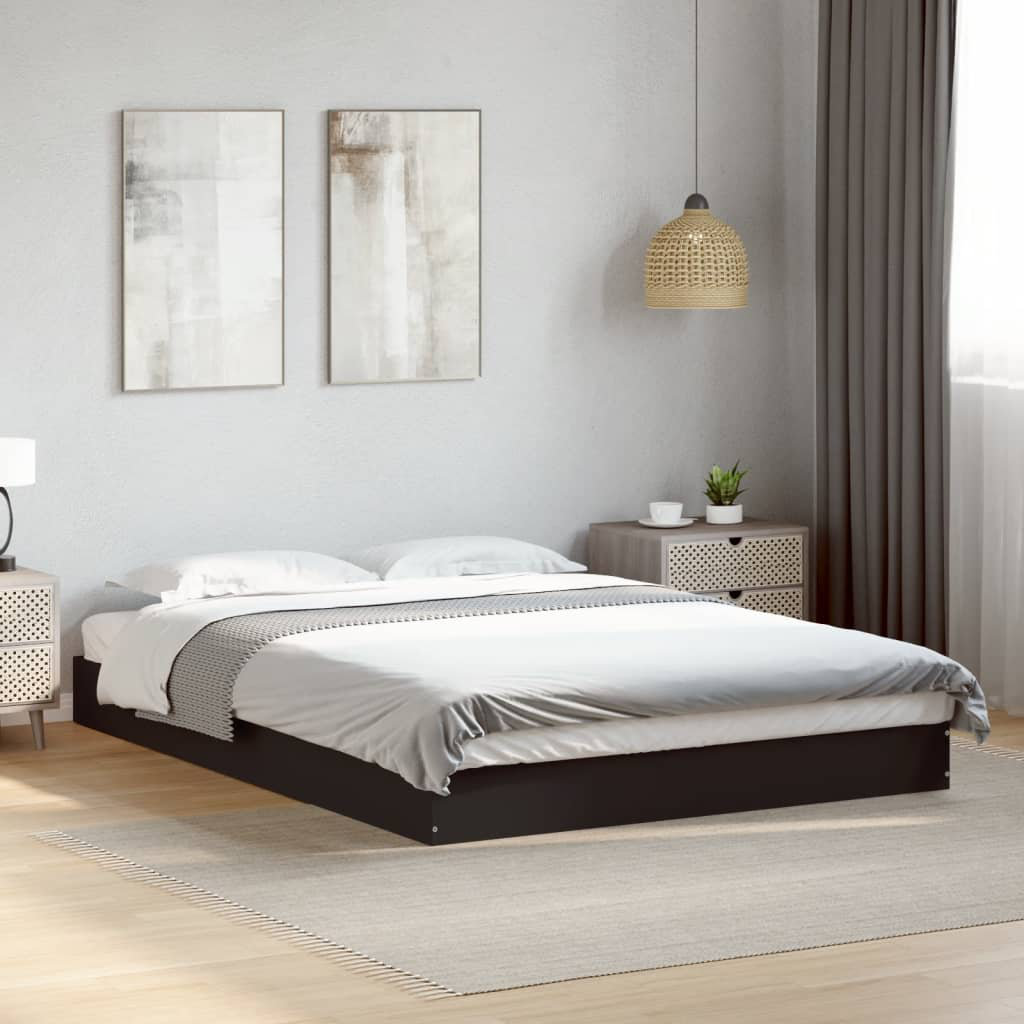 17 Stories Paulica Bed Smoked Oak Small Single (2'6)