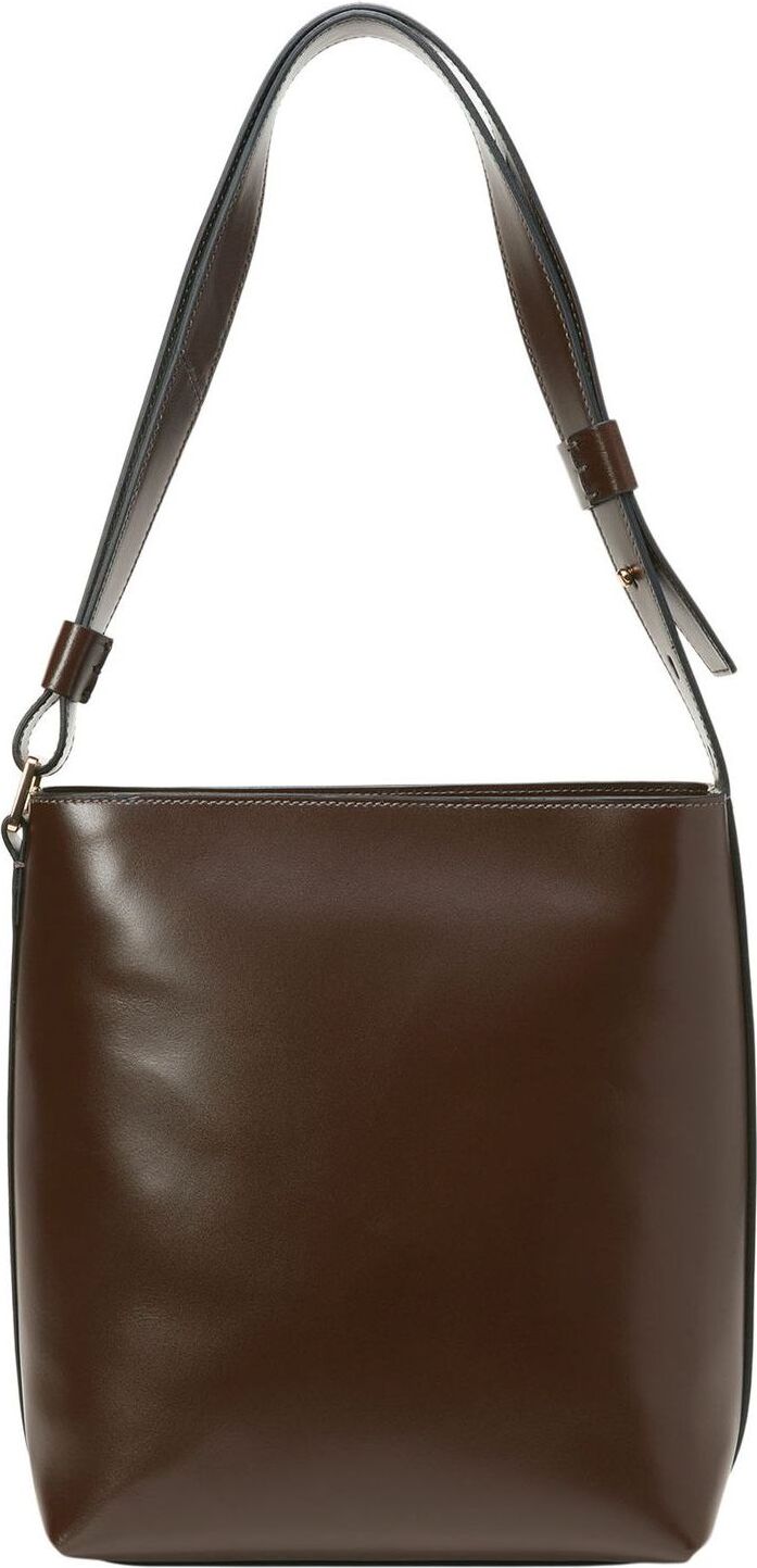 Marc O'Polo Schultertasche Umhängetasche Thea Hobo Bag Dark Brown dunkelbraun
