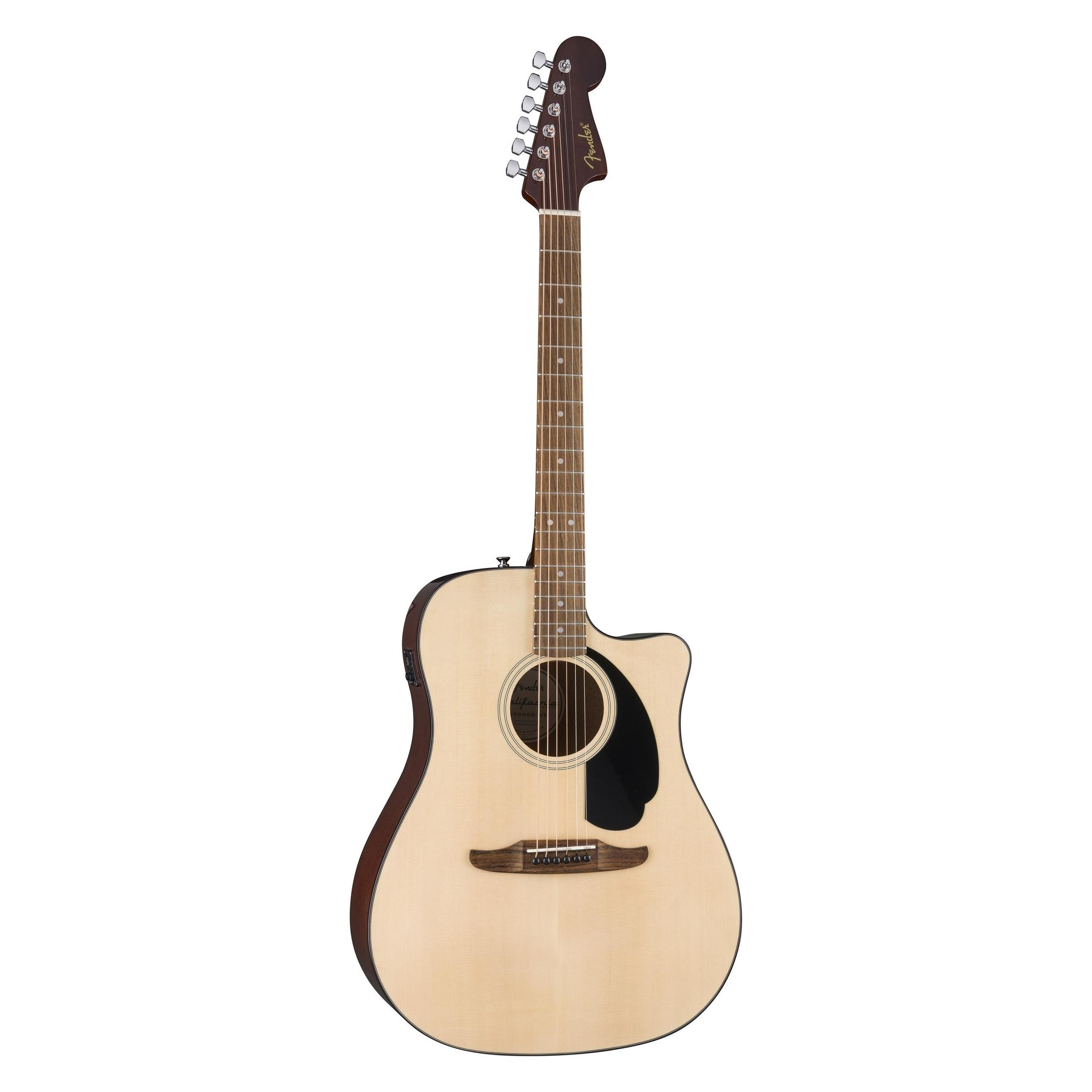Fender California Standard Redondo CE Acoustic Guitar, Natural (Akustik Gitarre, Fichte, Mahagoni, Palisander, Synthetischer Knochen) (62113279)