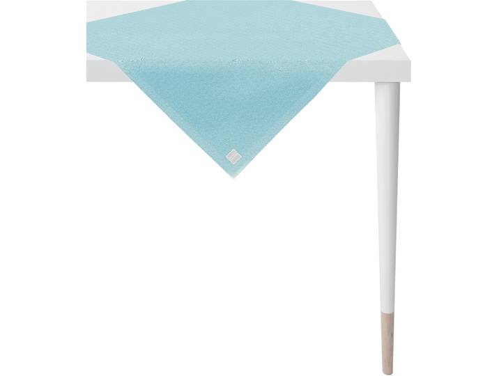 Mitteldecke APELT 3959 Outdoor, Sommerdeko, Sommer , blau (hellblau), B:88cm L:88cm, Polyester, Tischdecken, Mitteldecke, Panama
