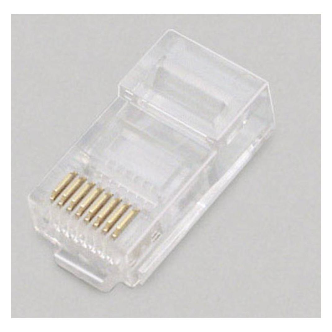BKL Electronic Modularstecker 2606003 Stecker, gerade Polzahl 8P8C Transparent 100St. (2606003)