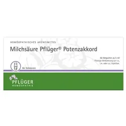 MILCHSÄURE Pflüger Potenzakkord Inj.-Lsg.Amp. 50 St
