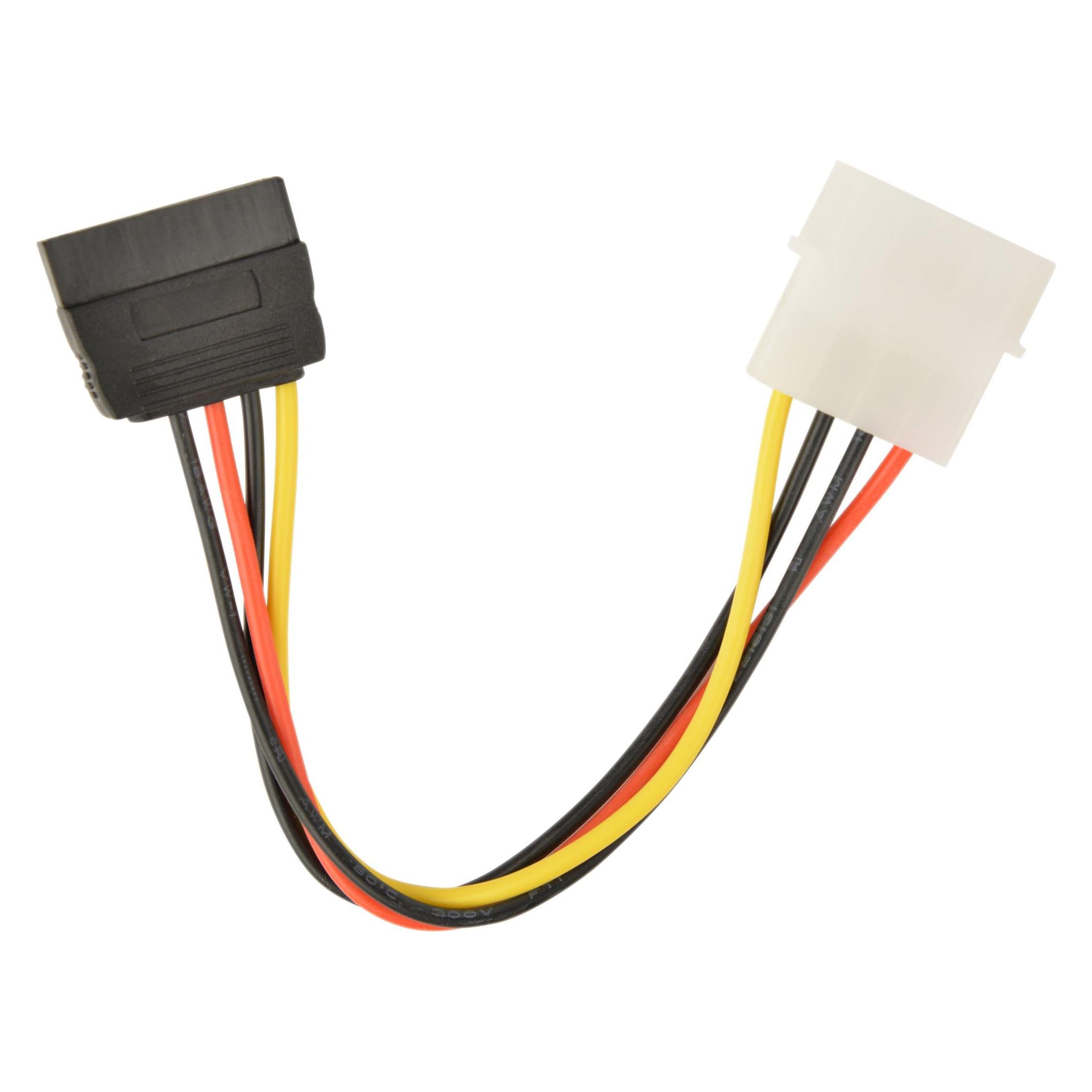 Gembird CC-SATA-PS Eingebaut 0.15m SATA Molex (4-pin) Stromkabel (15 cm, SATA) (CC-SATA-PS)