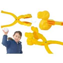 Schneeerzeuger Schneeballmaschine Gelb Dinosaurier