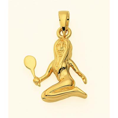 Sternzeichenanhänger ADELIA´S "Sternzeichen Anhänger Jungfrau 585 Gold ( 14K )", gold, Schmuckanhänger, Damen, Jungfrau, Gold, Goldanhänger Jungfrau