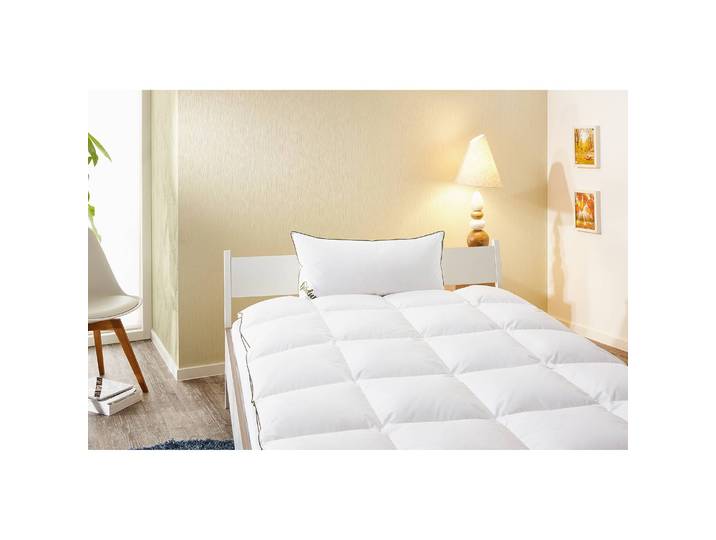 Oreiller Fiona I Blanc 40 x 80 cm Coton 100% plumes