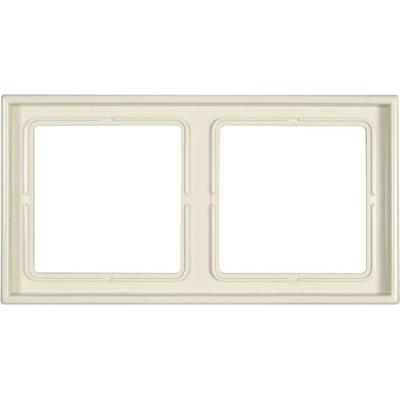 Jung 2fach Rahmen LS 990 Creme-Weiß LS982W