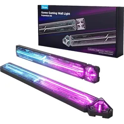 GOVEE Erweiterung für LED Gaming Wandbeleuchtung 2er Pack, Erweiterungsset RGBIC, Farbe