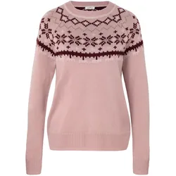 Tchibo - Norweger-Strickpullover - Damen - Gr. M - weiß/jacquard