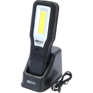 KS-Tools Arbeitsleuchte 150.4490, LED, 550 & 250 Lumen, IP64 Spritzwasserschutz, Magnet, Haken & Akku