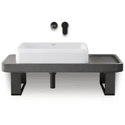 Duravit Collection One Waschtisch-Konsolen-Set D4800600 100x45x90cm, mit Konsole, Konsolenträger, Lavica poliert