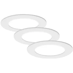 Briloner, Einbauleuchte, LED Einbauleuchten 3er-Set, weiss, 3xLED-Platine/7W (Kunststoff)