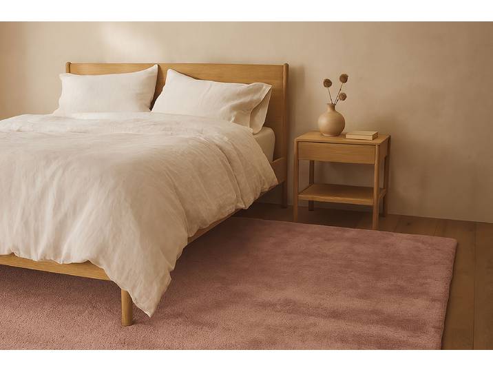 Hochflorteppich Emotion 525 80 x 150cm Pink/Mauve