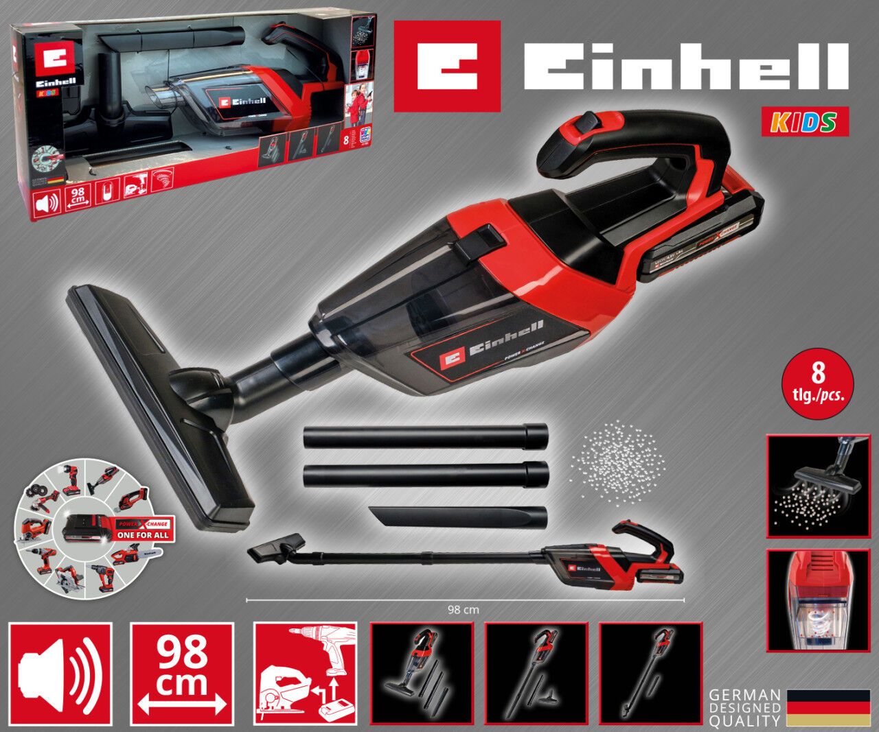 Einhell Kids Kinder-Akkustaubsauger