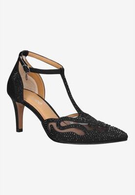 Women's Lisha Pumps by J. Renee in Black (Size 7 M)
