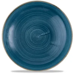 Churchill Stonecast Java Blue Teller Tief Coup 18,2cm