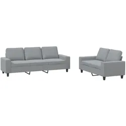 vidaXL, Sofa + Bettsofa, Margaux (Mit Kissen) (Polstergruppe)