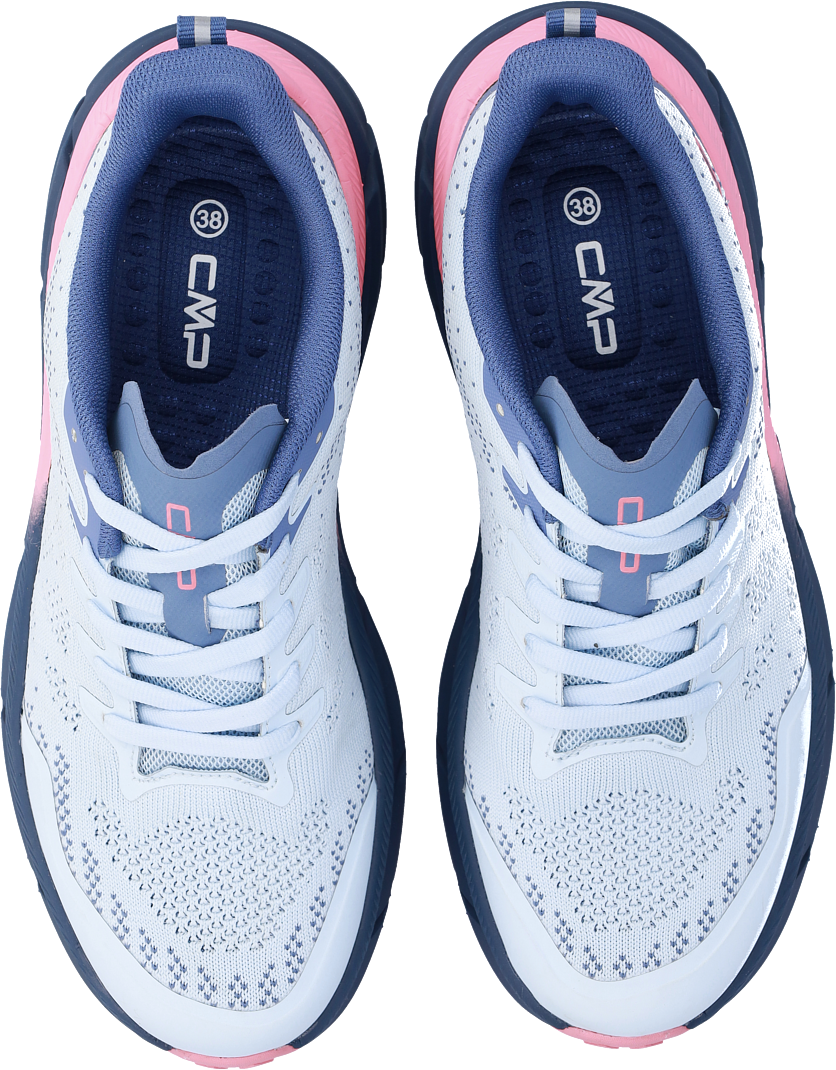 Outdoorschuh CMP "RAHMSY WMN MULTIFUNCTIONAL SHOES", Damen, Gr. 41, Synthetik, blau (sky blau, coral), Schuhe Outdoorschuh sky blau, coral 41, Synthetik