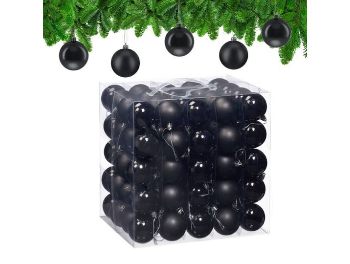 Relaxdays Lot de 100 boules de Noël