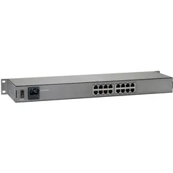 LevelOne FEP-1601W120  16-Port Fast Ethernet (16 Ports), Netzwerk Switch, Grau