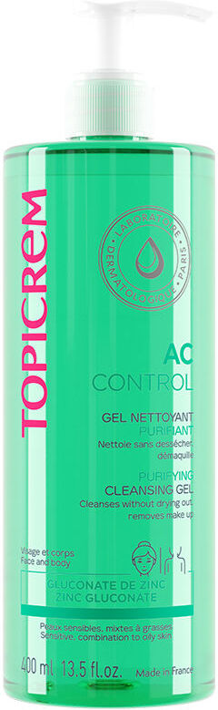 Topicrem Ac Control gel limpiador purificante 400 ml