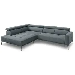 SOMETA Ecksofa Monterrey Stoff Grau