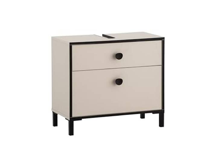 Schildmeyer Edda 159682 Meuble sous-lavabo\, Beige Crème\, 65\,1 x 33 x 59\,1 cm