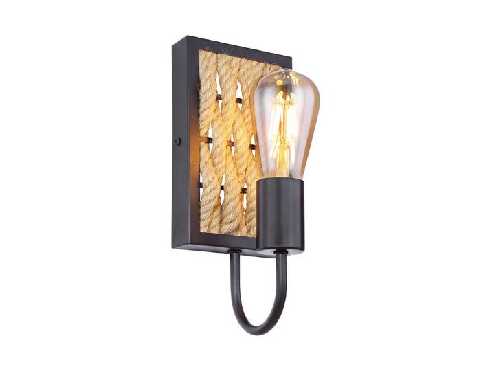 Wandleuchte Halia schwarz