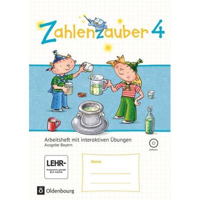 Zahlenzauber - Mathematik für Grundschulen - Ausgabe Bayern 2014 - 4. Jahrgangsstufe, Taschenbuch von Hedwig Gasteiger,Carina Hölz,Karl-Wilhelm