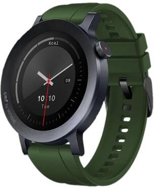 Everyday Crate Nothing CMF Watch 3 Pro Silicone Watch Band Soft Adjustable Replacement Strap With Black Buckle green