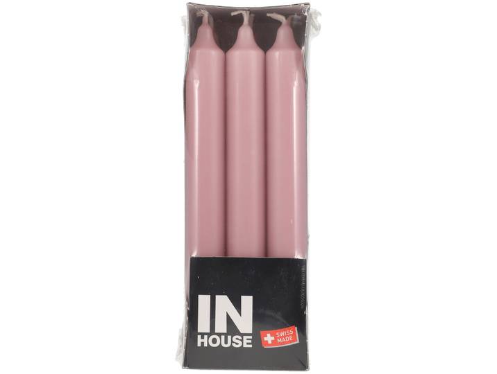 Inhouse Stabkerzen pflaume 2.2x19cm 9 Stück