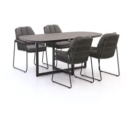 Tierra Outdoor Rivera 180 cm Gartenmöbel-Set 5-teilig