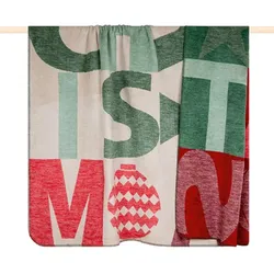 pad Kuscheldecke Merry Christ 150 x 200 cm Mischgewebe Bunt