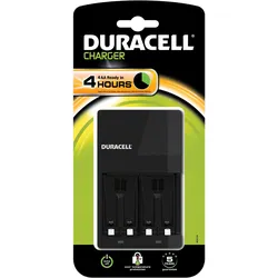 Duracell CEF14 Batterieladegerät (2 Stk., AA, AAA), Akku Ladegerät