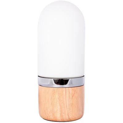 KAYOOM Tischleuchte "Tischlampe Ganro 400", weiß (weiß, holz), 1, H: 33cm, 1 Stk., Leuchten, hochwertig, außergewöhnlich, Tischleuchte