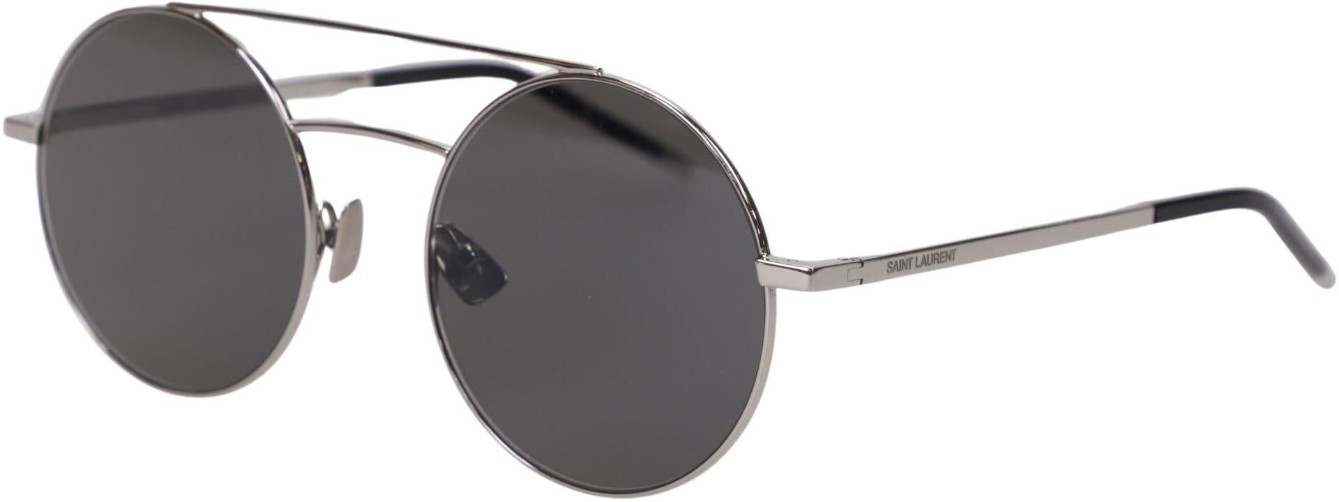 Saint Laurent Paris Damen Sonnenbrille, Silber - Second Hand