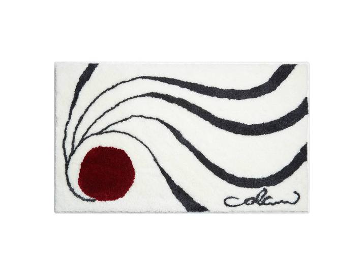 Tapis de bain Colani 18 80 x 150cm Blanc/Blanc