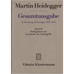 Gesamtausgabe Abt. 2 Vorlesungen Bd. 20. Prolegomena zur Geschichte des Zeitbegriffs, Fachbücher von Martin Heidegger