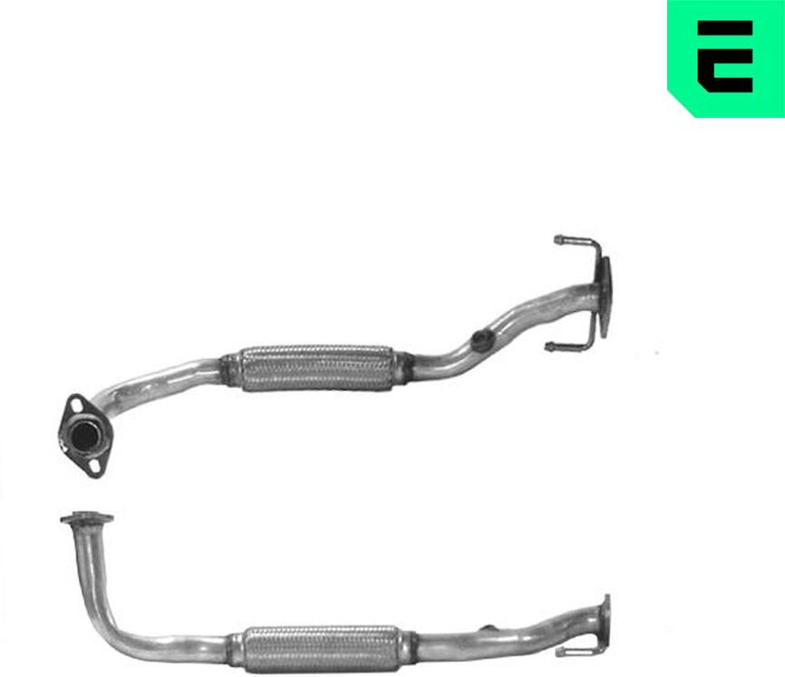 Optimal Abgasrohr Op-Eep33042-Fp Vorne Für Mitsubishi Proton