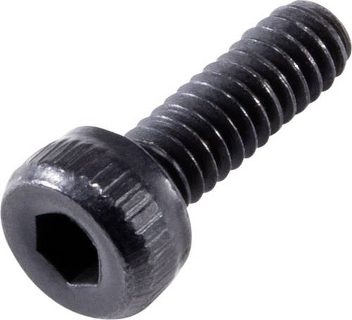 TOOLCRAFT M2 x 6mm TO-5661774 Zylinderschrauben M2 6mm Innensechskant DIN 912 Stahl 100St.