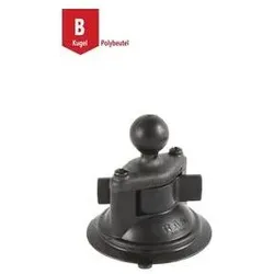 Rammount RAM 2.75Inch DIA. SUCT CUP W 1Inch PLAS BALL (Diverse), TV Zubehör, Schwarz