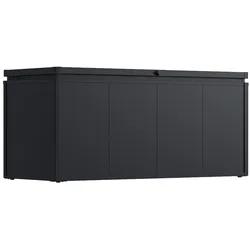 Weide Noble Gartenbox 640 L | Aufbewahrungsbox aus Stahl | Anthrazit