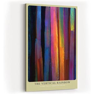 Sinus-Art Wandbild The Vertical Rainbow, Leinwand, Hochformat, 80 x 120 cm