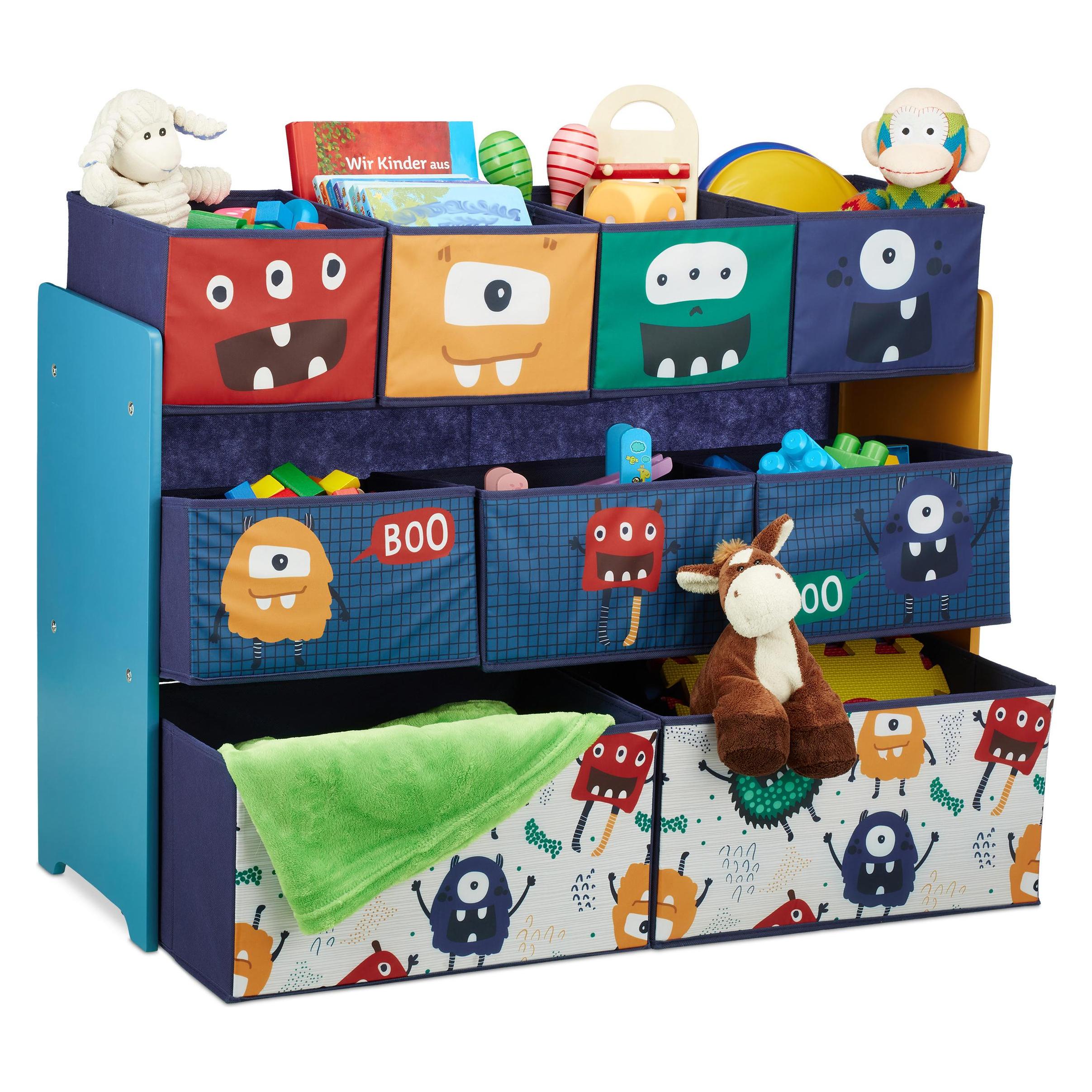 Relaxdays Kinderregal (92.50 x 30 x 70 cm) (4052025377502)