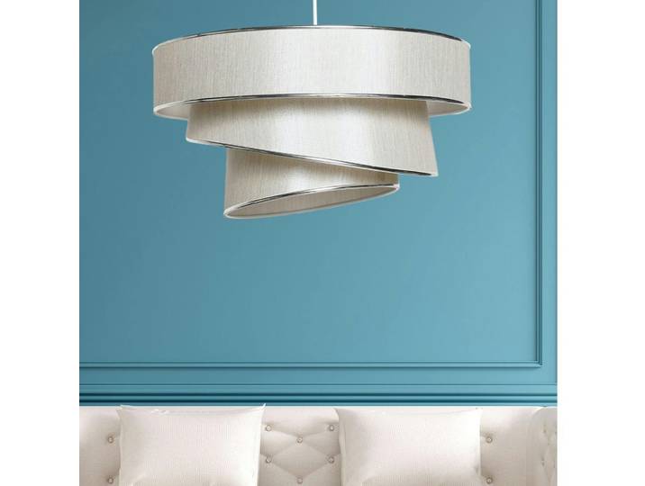 Suspension design - abat-jour triple ZURICH - Beige