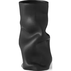 Collapse Vase 30 cm schwarz