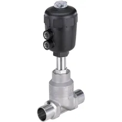 Bürkert 2/2-Wege-Geradsitzventil für Medien bis +180 °C, Edelstahlgehäuse (Gehäuse), Elektronikzubehör + Gehäuse