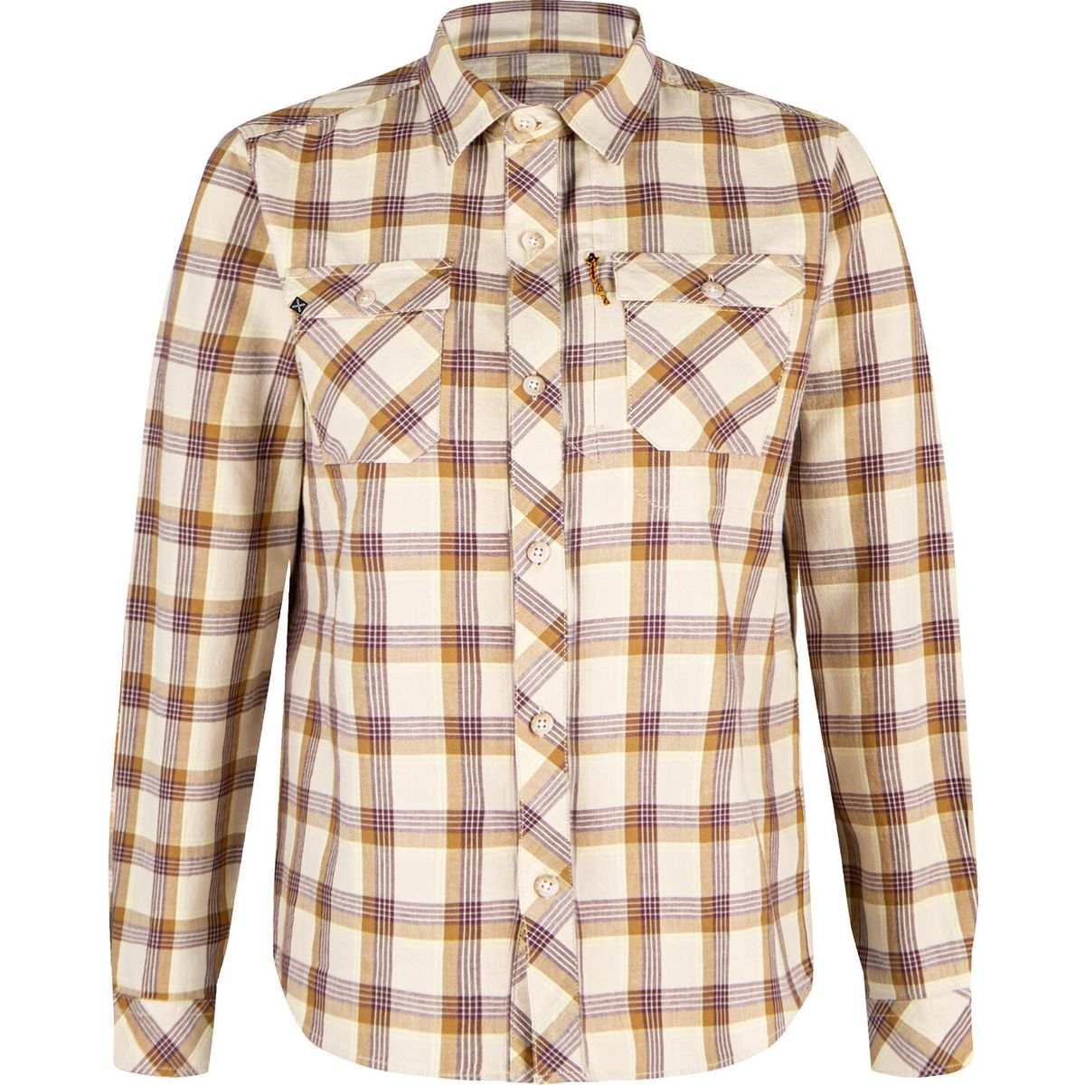 Montura Cotton Check Shirt shell/vinaccia (00514) M MQLC80X-0032-00514-M